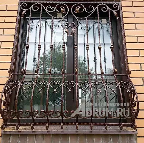 Калитки кованые, решетки на окна кованые, двери с элементами ковки, ворота в Волгоград, фото 3