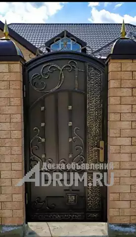 Калитки кованые, решетки на окна кованые, двери с элементами ковки, ворота в Волгоград, фото 2