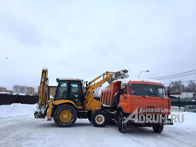 Уборка снега JCB в Жуковском