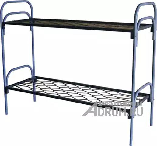 Удобные и крепкие кровати с сеткой, металлические кровати в Иркутске, фото 2