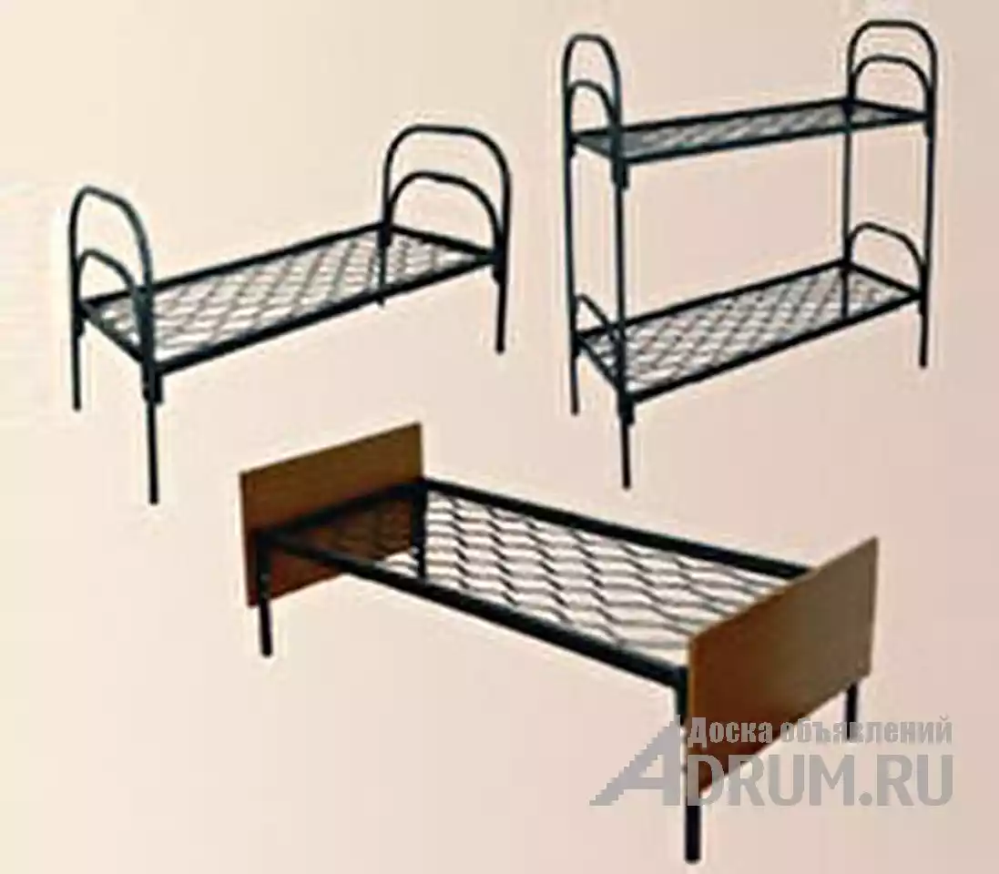 Кровати для санаториев, кровати металлические с деревянной спинкой в Старый Оскол, фото 5