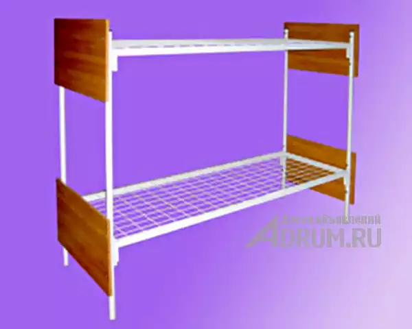 Кровати для санаториев, кровати металлические с деревянной спинкой в Старый Оскол