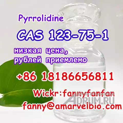 WhatsApp +8618186656811 CAS 123-75-1 Pyrrolidine в Москвe, фото 4