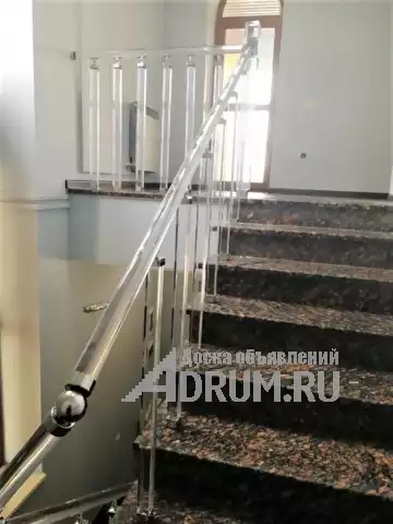 Акриловые ограждения и перила для лестниц от эконом до премиум класса в Краснодаре, фото 3