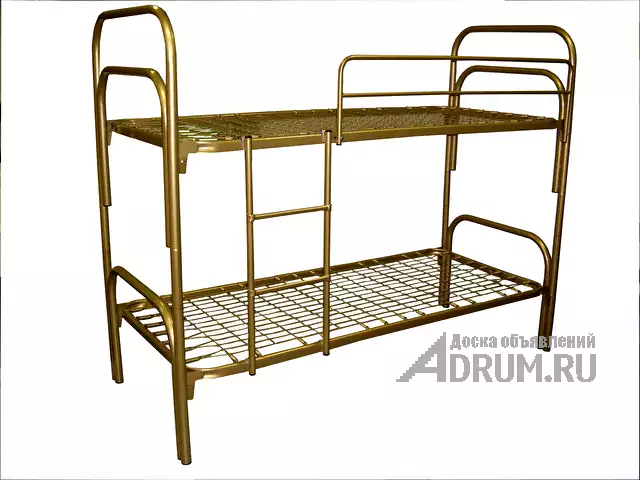 Одноярусные металлические двуспальные кровати, кровати дешево в Нижневартовске, фото 3