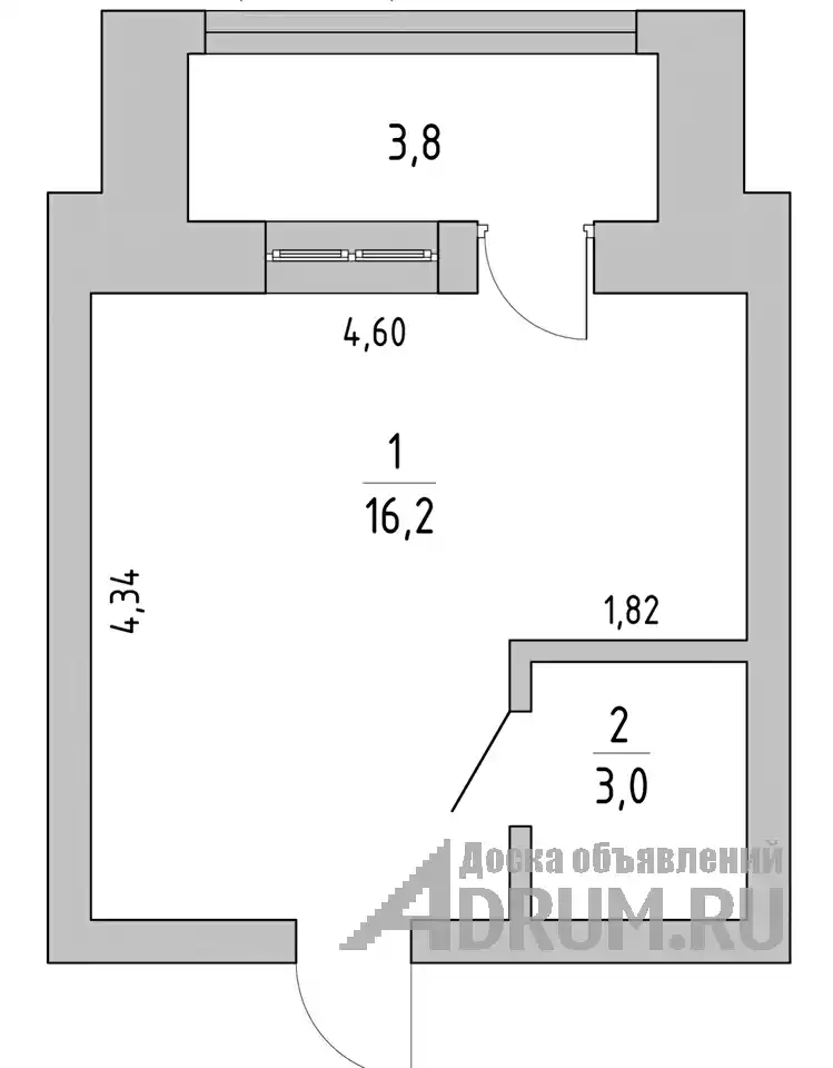 Продам 1-комнатную квартиру (вторичное) в Томском районе(п.Ключи) в Томске