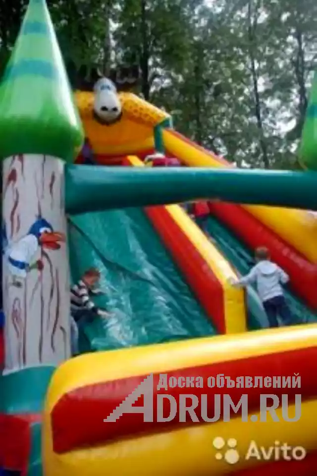 Продам надувной батут-горку для детей Лось Москва в Москвe, фото 2