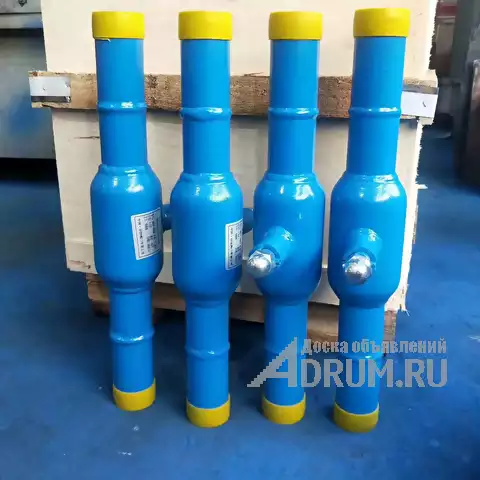Производим краны шаровые цельносварные стандартнопроходные для воды 11с31п Ду65 Ру25 в Москвe