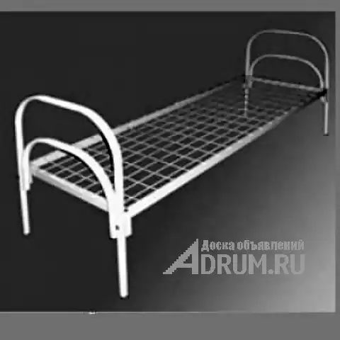 Недорогие металлические кровати, армейские железные кровати в Братске, фото 2