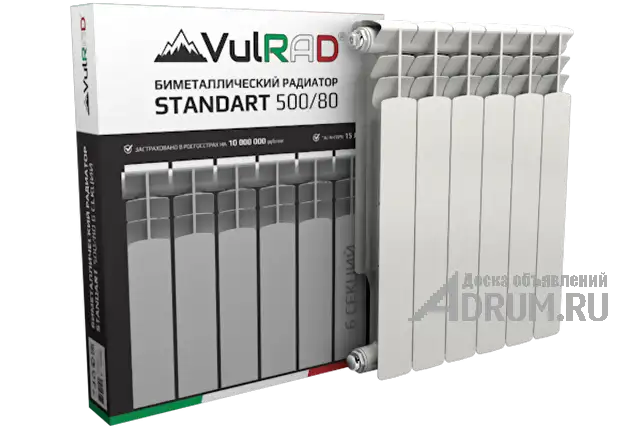 Секционные алюминиевые радиаторы VulRAD Standart. в Саратове, фото 14