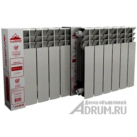 Секционные алюминиевые радиаторы VulRAD Standart. в Саратове, фото 16
