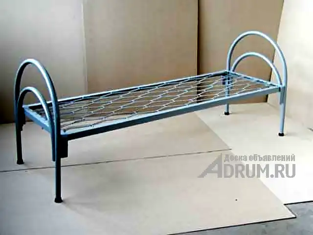 Кровати металлические со спинками различной конфигурации в Мурманске, фото 4