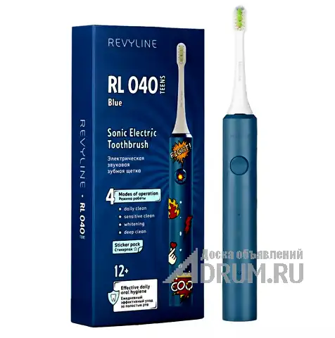 Электрическая щетка Revyline RL040 Teens Blue, в Краснодаре, категория "Средства личной гигиены"