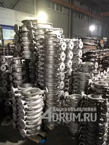 Продаем затворы дисковые поворотные межфланцевые нержавеющие Ру16 Ду450 Китай в Москвe, фото 2