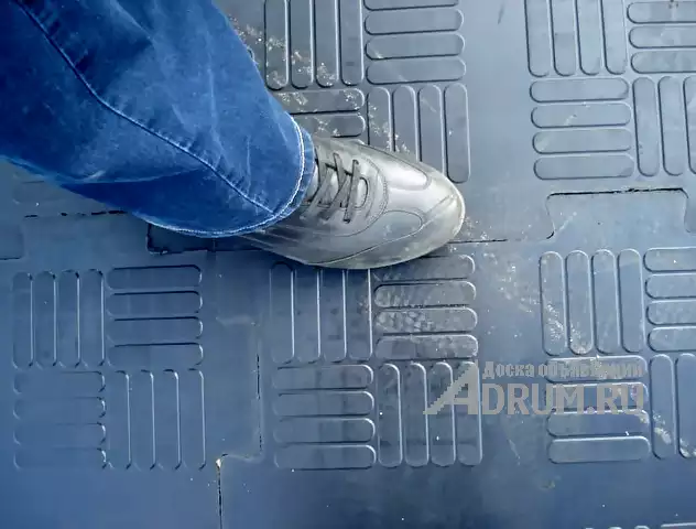 Резиновый паркет для промышленного пола монтаж на бетонную стяжку в Москвe, фото 9