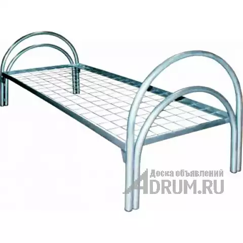 Кровати металлические прочные для отдыхающих в Москвe, фото 3
