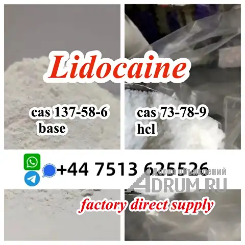 high quality cas 137-58-6 Lidocaine base cas 73-78-9 Lidocaine hcl global ship в Москвe