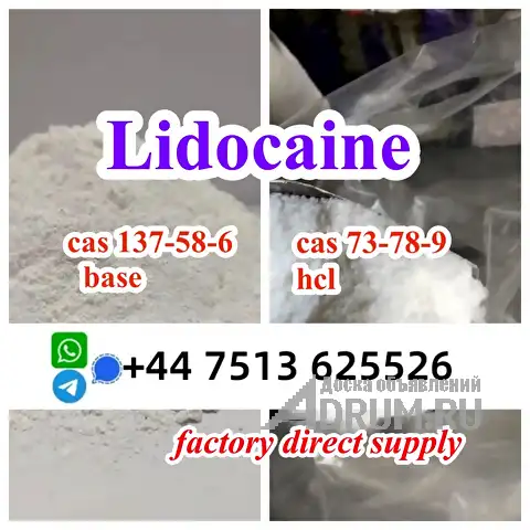 high quality cas 137-58-6 Lidocaine base cas 73-78-9 Lidocaine hcl global ship в Москвe, фото 5