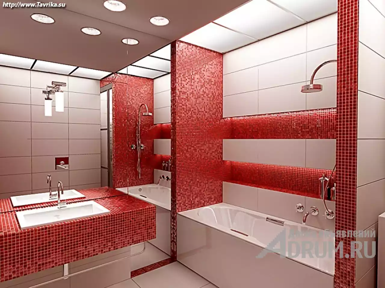 Проекты плитки ванных комнат