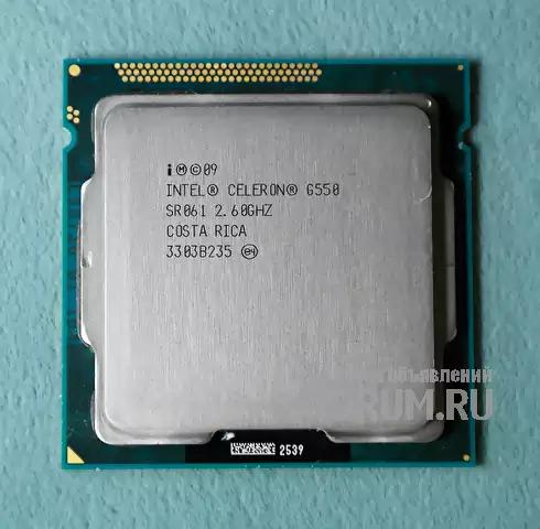 Процессор Intel Celeron G550. Socket 1155. кэш 2M. частота 2. 6 Ghz. Sandy Bridge, в Москвe, категория "Комплектующие"