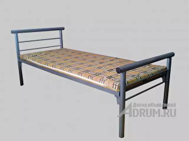 Армейские металлические кровати, двухъярусные кровати для детских лагерей, кровати металлические для рабочих, кровати оптом в Москвe, фото 3