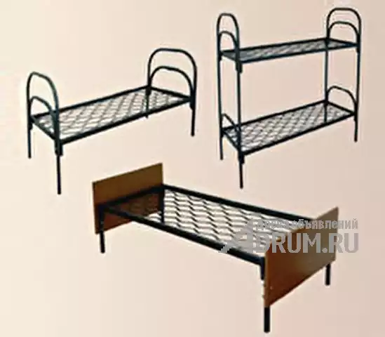 Кровати металлические двухъярусные для казарм, кровати трёхъярусные для строителей, кровати металлические для студентов, в Астрахань, категория "Кровати, диваны и кресла"
