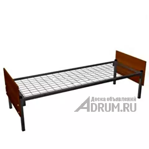 Кровати железные для казарм, кровати для строителей, кровати металлические для рабочих низкая цена в Москвe, фото 2