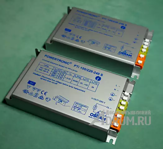 Продаю ЭПРА (электронный балласт, дроссель) для металлогалогеновых и натриевых ламп OSRAM PTi 150 220 - 240S, в Москвe, категория "Освещение"