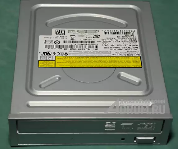 Продаю DVD привод Sony NEC, Optiarc AD - 7203S SATA, серебряный, новый, в Москвe, категория "Комплектующие"