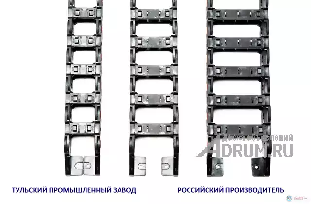 Гибкий кабель канал (энергоцепь) от российского производителя аналог IGUS, kabelschlepp. Внутренние размеры 35*35 мм. 35*60мм, 35*80мм радиусы изгиба, в Москвe, категория "Промышленное"
