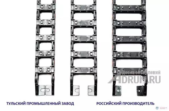 Гибкие кабель каналы цепи от завода производителя в Туле и Москве от Российского производителя. Гарантия на кабель каналы цепи. в Москвe