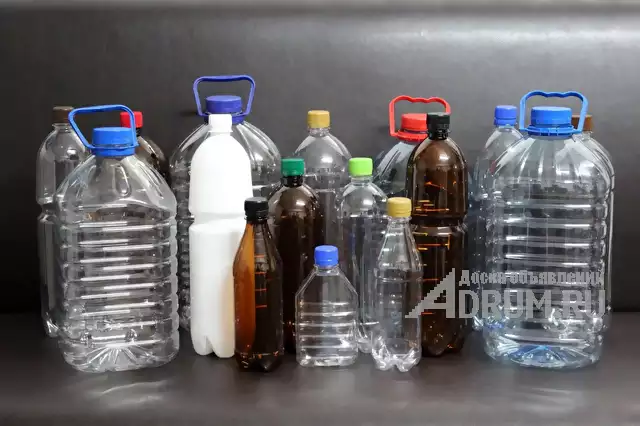 Пластиковые бутылки ПЭТ различных форм и размеров от производителя в Москвe, фото 5