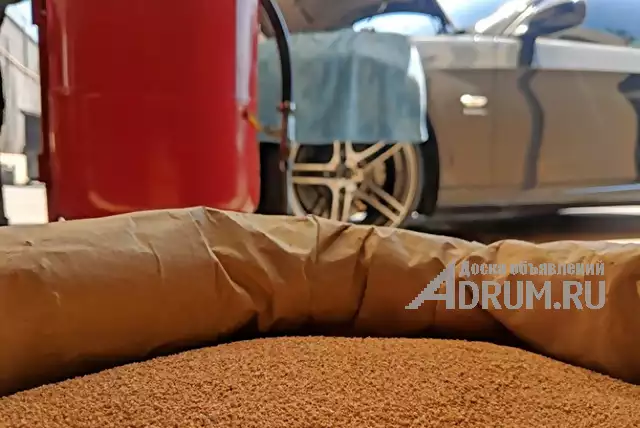 Крошка ореховой скорлупы для чистки клапанов в Шахты