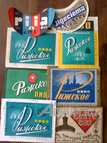 Пивные этикетки времен СССР в Москвe, фото 12