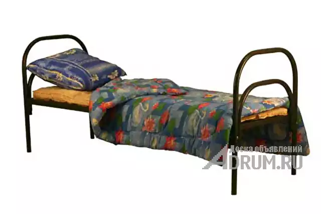 Недорогие металлические кровати, армейские железные кровати в Челябинске, фото 4