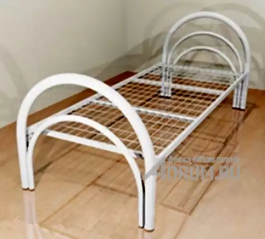 Металлические кровати для бытовок, одноярусные кровати в Саратове, фото 4