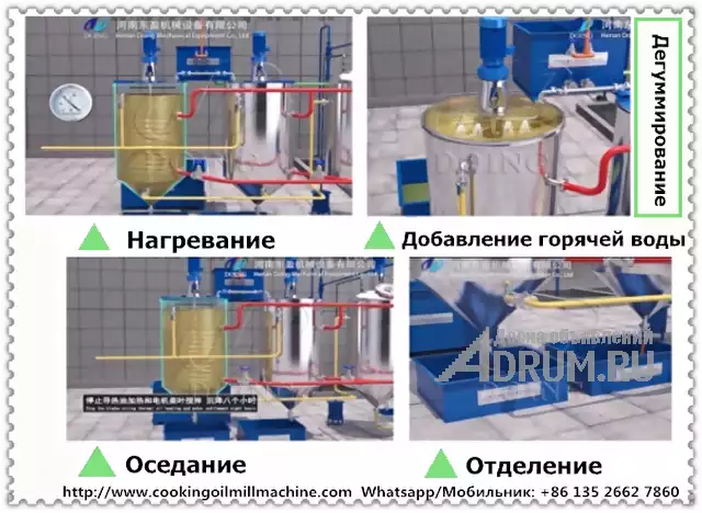 Оборудование для рафинации подсолнечного масла для удаления примесей в подсолнечном масле в Санкт-Петербургe, фото 4