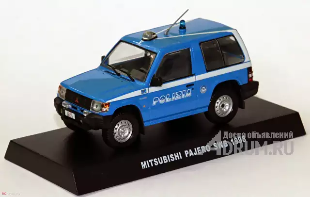 Полицейские машины мира спец. выпуск 4 MITSUBISHI PAJERO 1998 полиция италии, Липецк