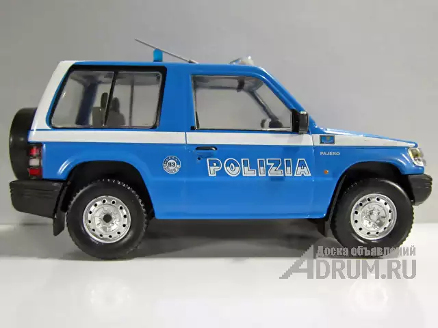 Полицейские машины мира спец. выпуск 4 MITSUBISHI PAJERO 1998 полиция италии в Липецке, фото 3