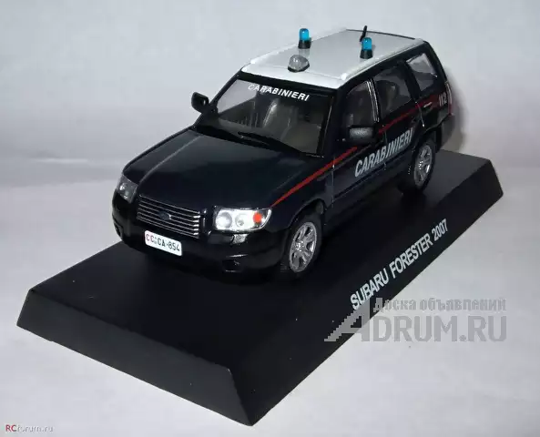 Полицейские машины мира спец. выпуск 3 SUBARU FORESTER 2007 итальянские карабинеры в Липецке