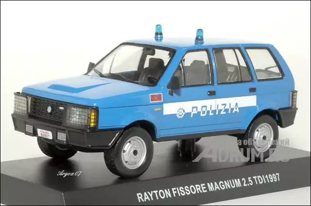 Полицейские машины мира спец. выпуск 2 RAYTON FISSORE MAGNUM 1997,полиция италии в Липецке