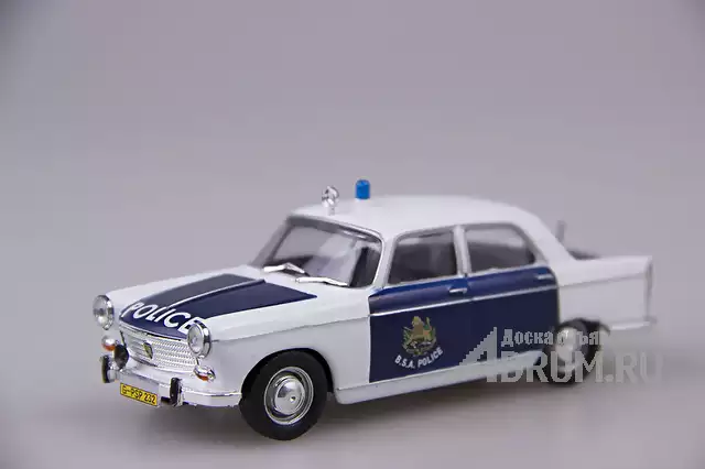 Полицейские машины мира №47 PEUGEOT 404. Британская полиция Южной Африки, в Липецке, категория "Модели"