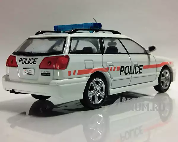 Полицейские машины мира №58 SUBARU LEGACY. Полиция Швейцарии в Липецке, фото 4