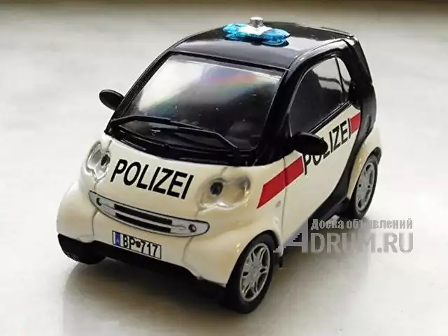 Полицейские машины мира №45 SMART CITY COUPE,полиция австрии в Липецке