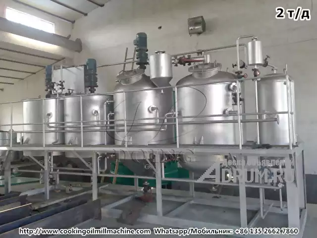 Подходящее оборудование для периодической рафинации хлопкового масла для малого завода в Москвe, фото 3